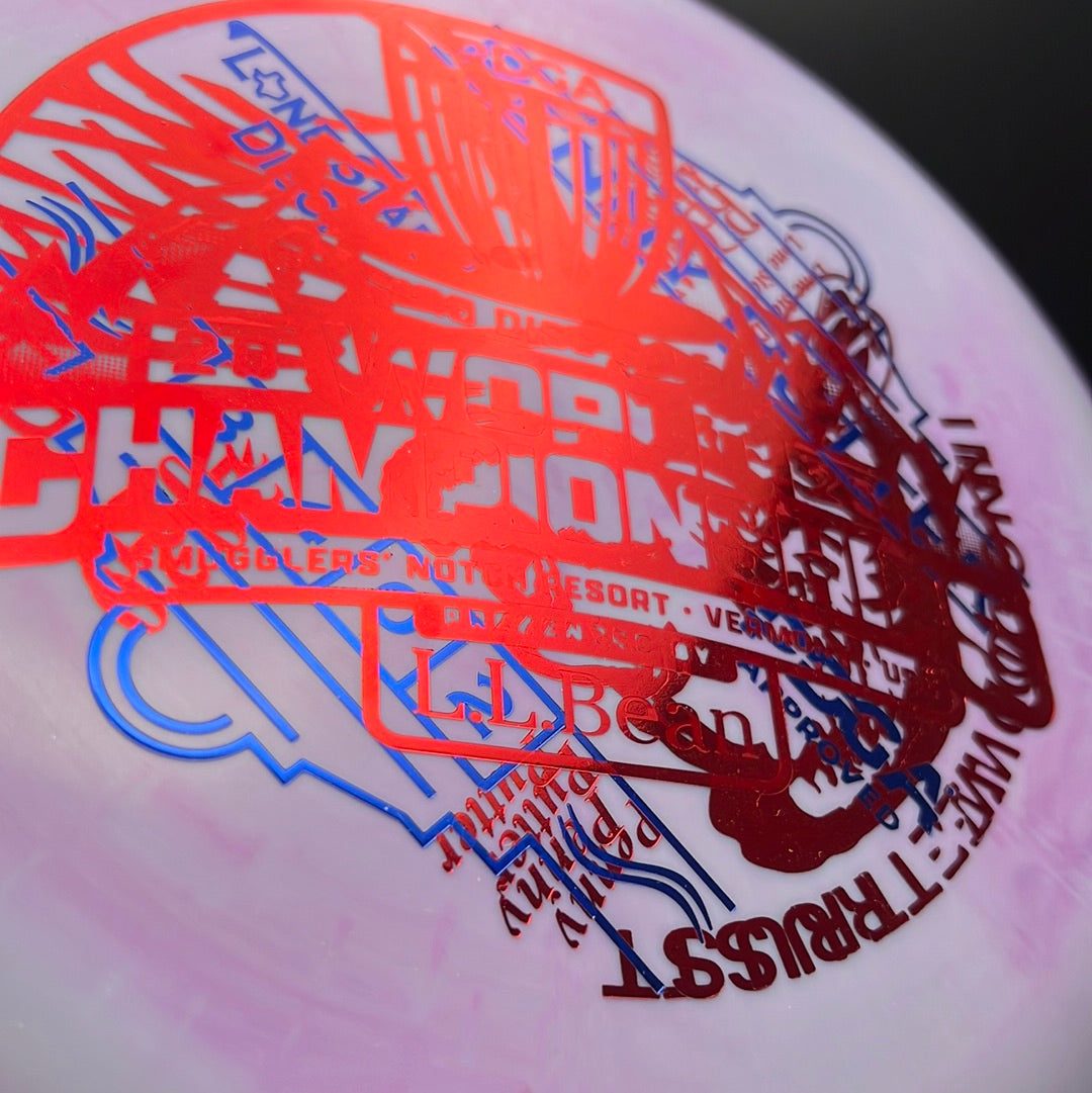Alpha Penny Putter - Triple Stamped X-Out Lone Star Discs