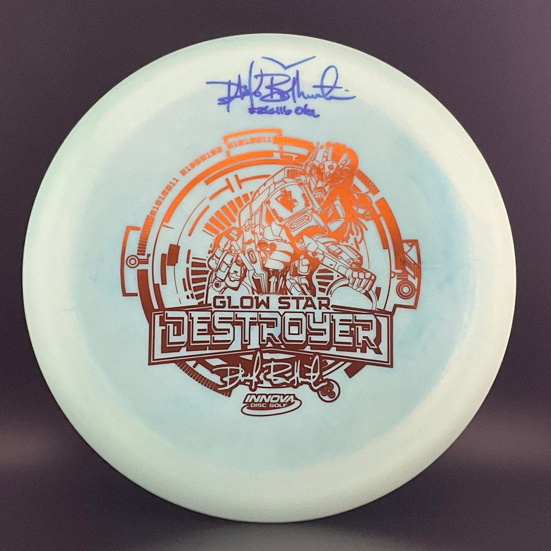 Glow Star Destroyer *Signed* - 2018 Philo Brathwaite Les White LE Innova