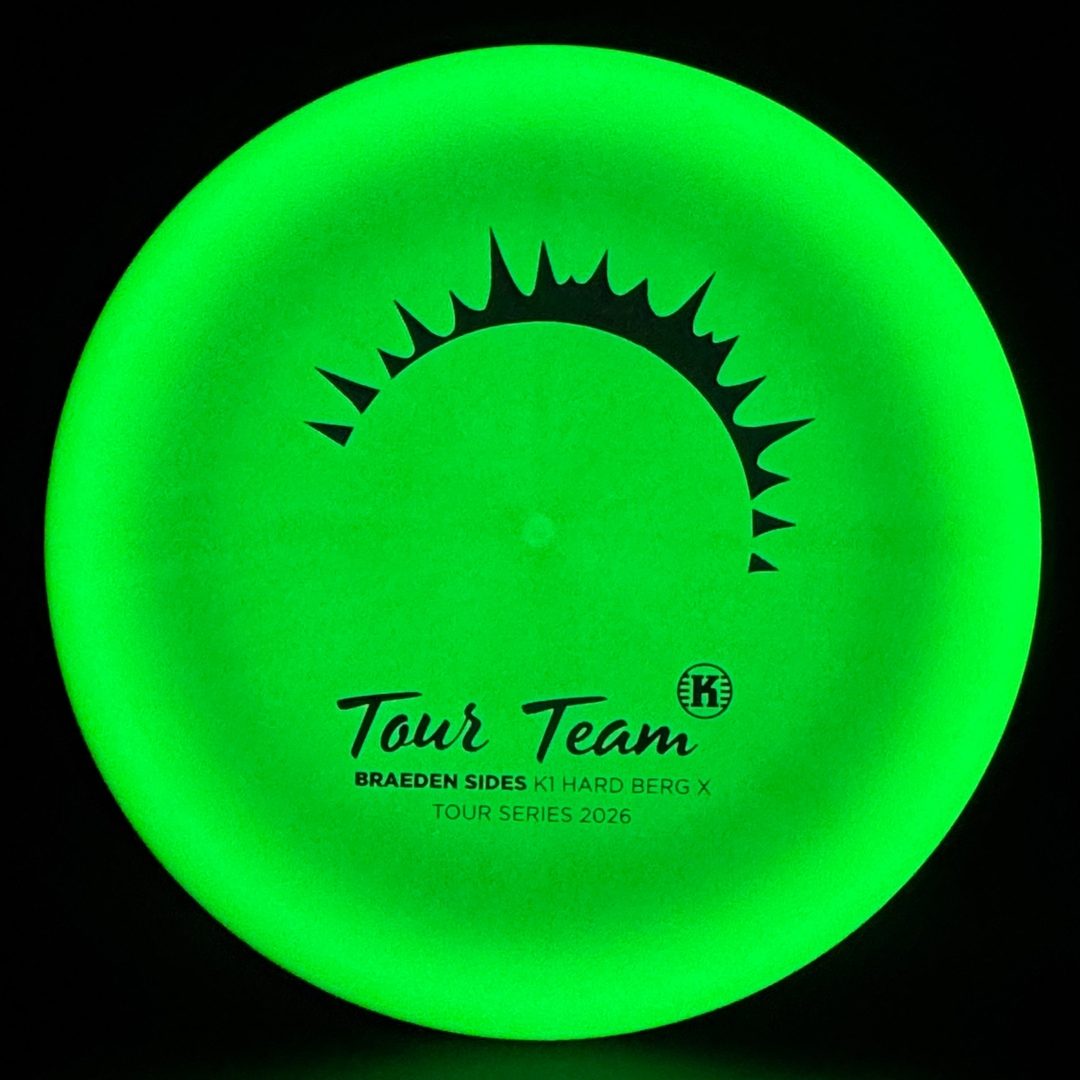 Glow K1 Hard Berg X - Braeden Sides Team Series 2026 Kastaplast