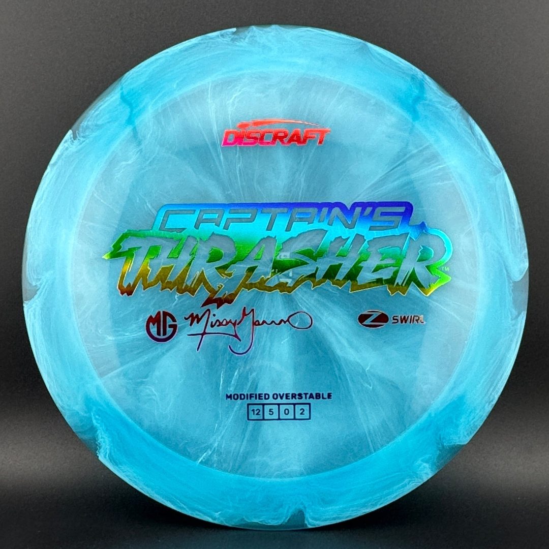 Swirly Z Captain's Thrasher - Missy Gannon 2026 Discraft