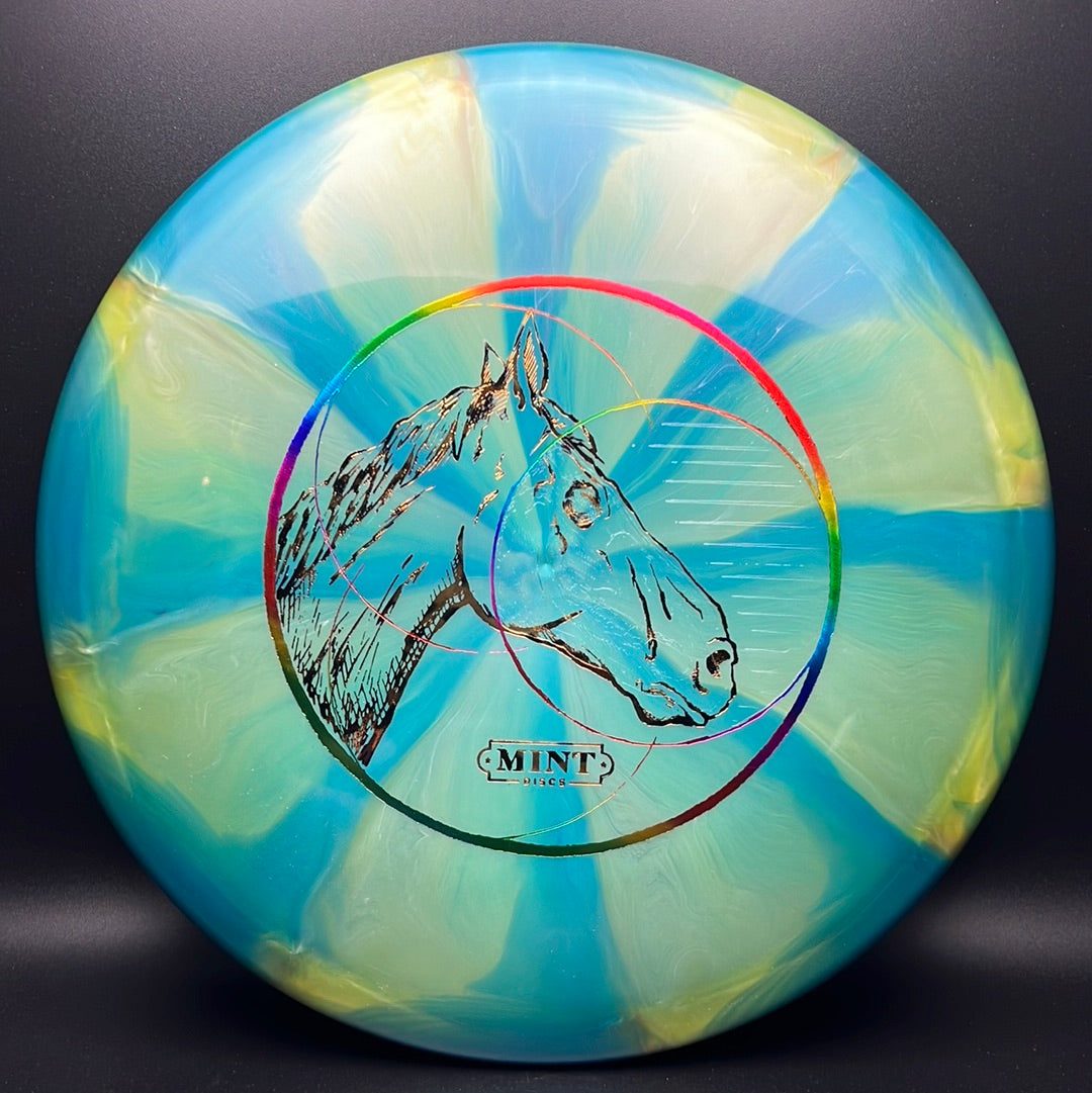 Sublime Swirl Mustang - "UV X-Ray" by ZAM - UV Reactive Foil MINT Discs