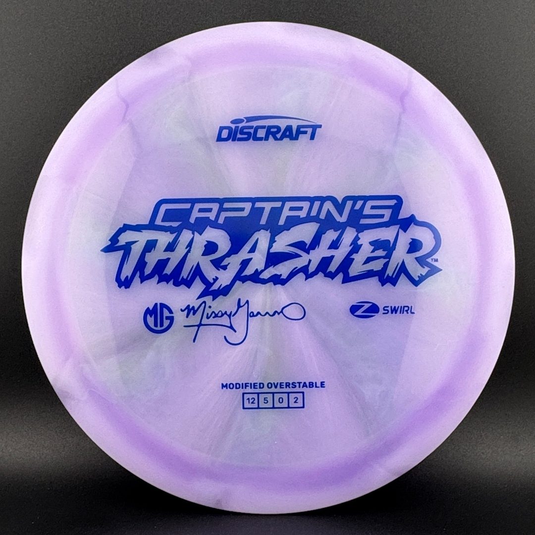 Swirly Z Captain's Thrasher - Missy Gannon 2026 Discraft