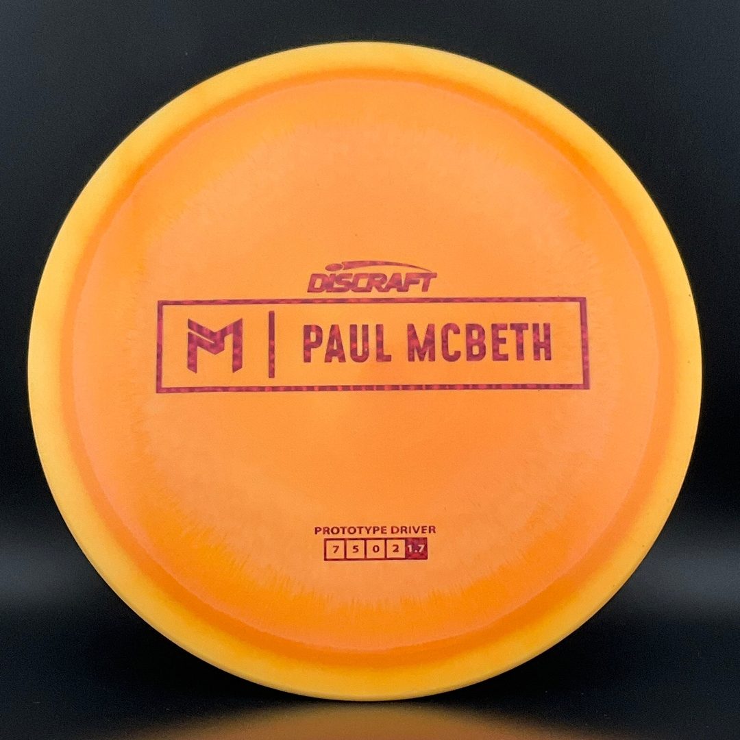 Prototype ESP Athena - Paul McBeth Signature Discraft