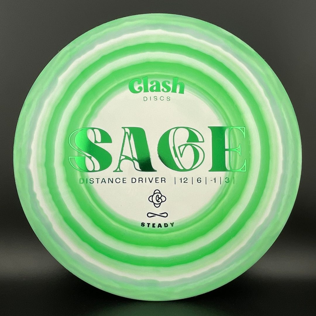 Steady Ring Sage - First Run Clash Discs