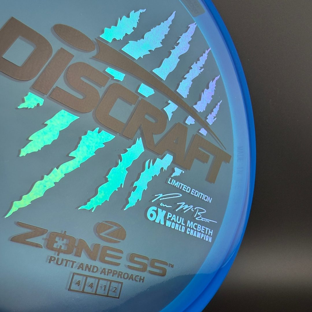 Z Zone SS - Paul McBeth 6x Claws Limited Edition Discraft