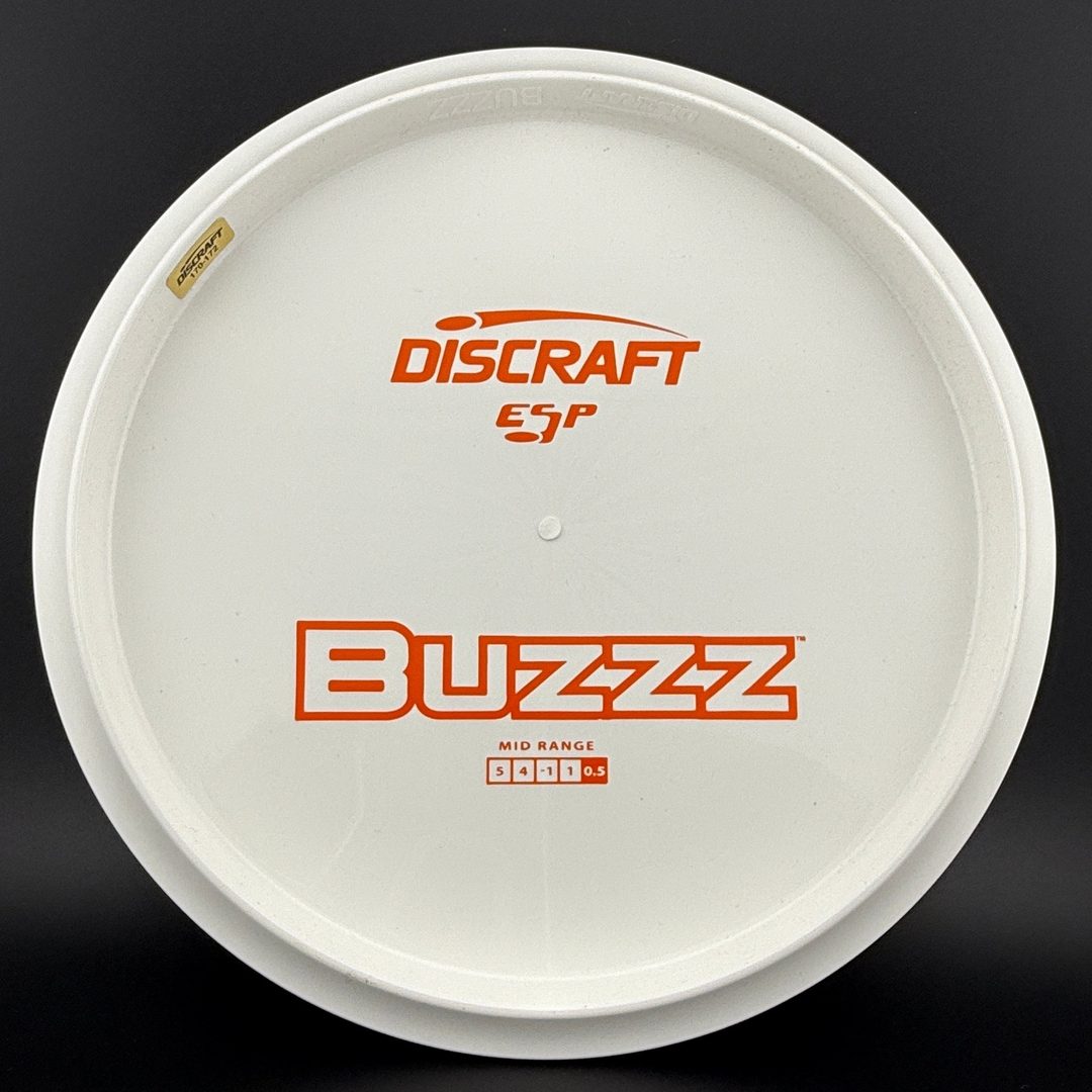 White ESP Buzzz - Bottom Stamp Dyer's Delight Discraft