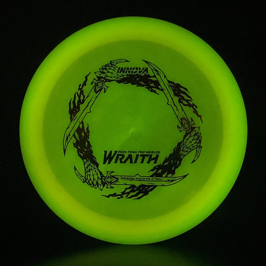 Color Glow Champion Wraith - 2024 PDGA Pro Worlds Innova