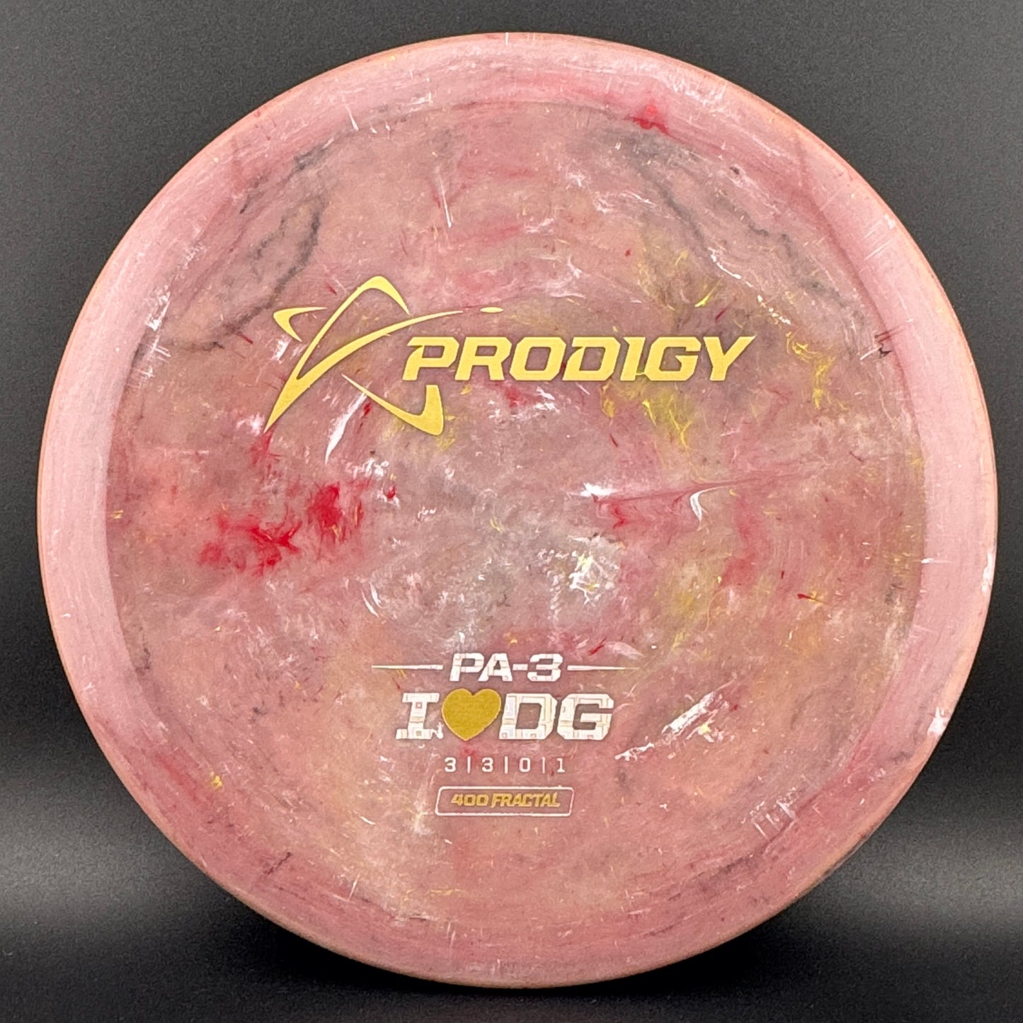 PA-3 (400 Fractal) - "I Love Disc Golf" Disc Golf Day 2026 Stamp