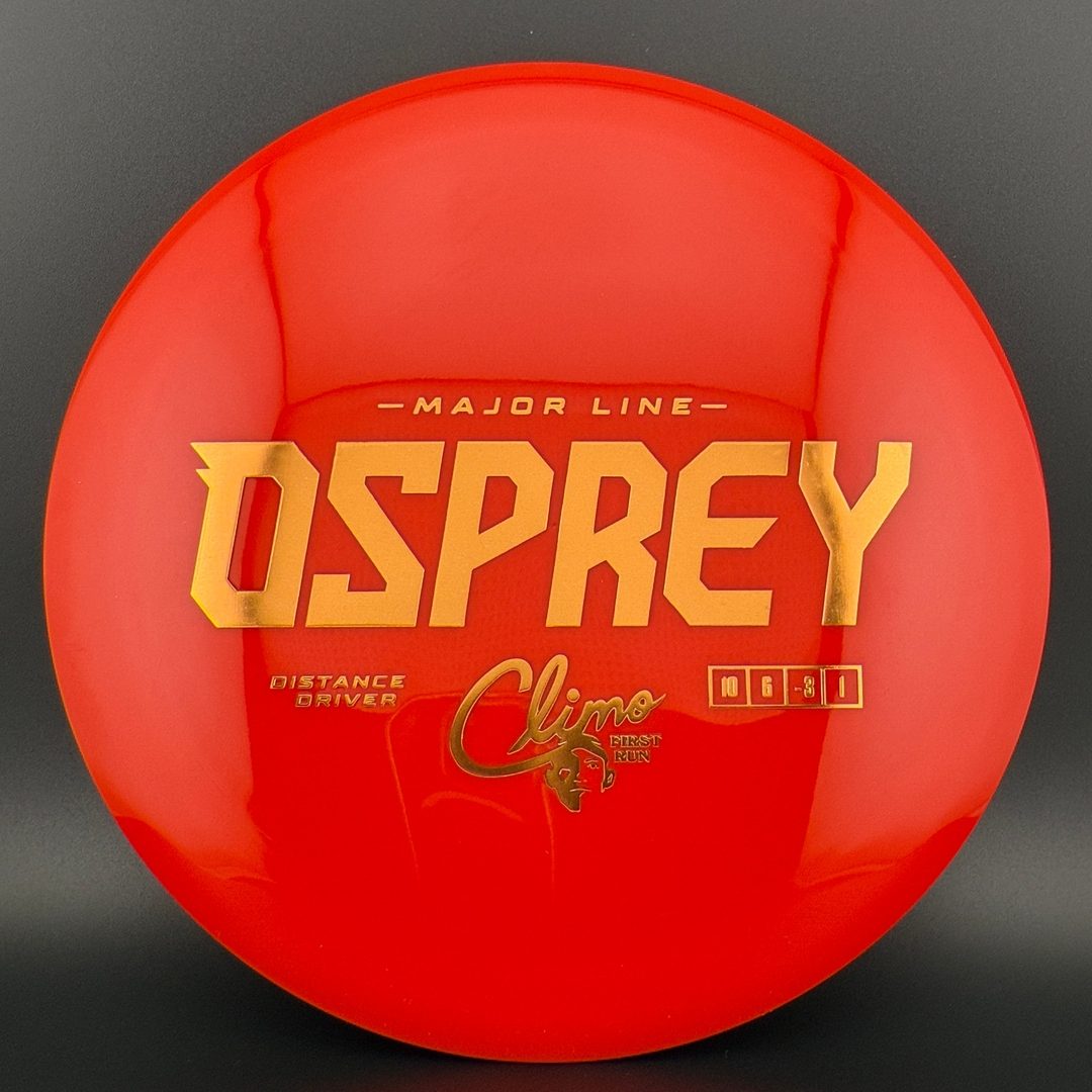 Major Line Osprey - First Run Climo Disc Golf
