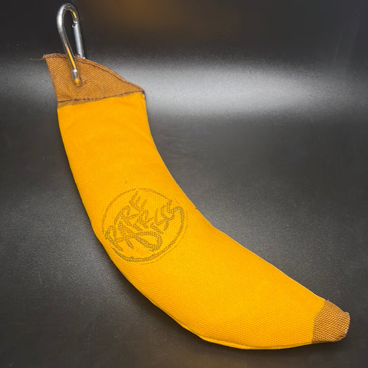 Banana Chalk Bag with Carabiner - KK x RAD Fruit Themed Grip Enhancer KK Approved