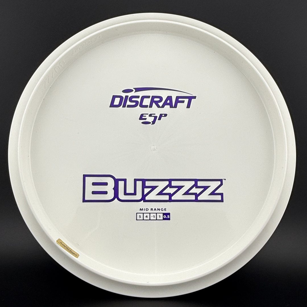 White ESP Buzzz - Bottom Stamp Dyer's Delight Discraft