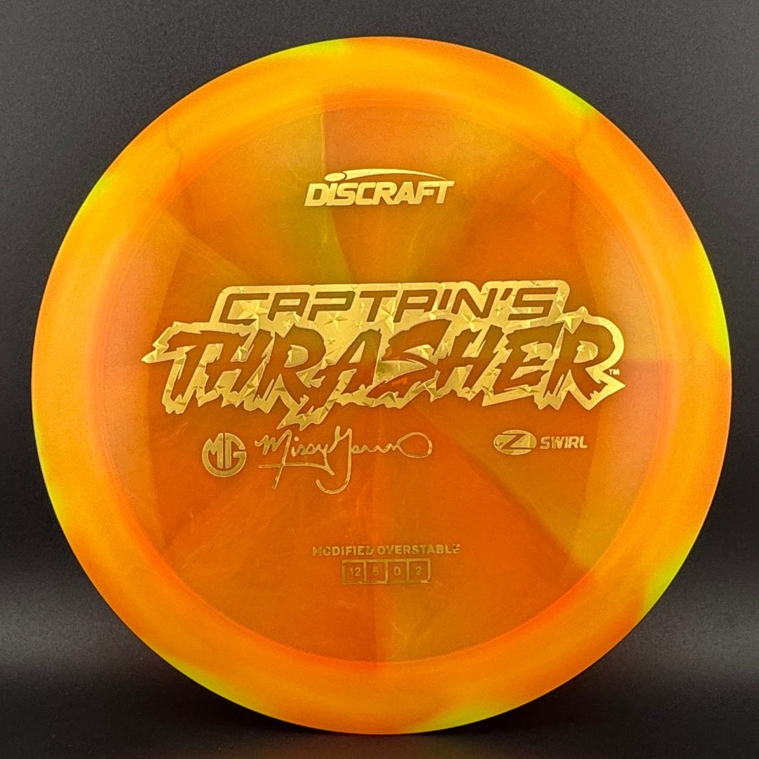 Swirly Z Captain's Thrasher - Missy Gannon 2026 Discraft