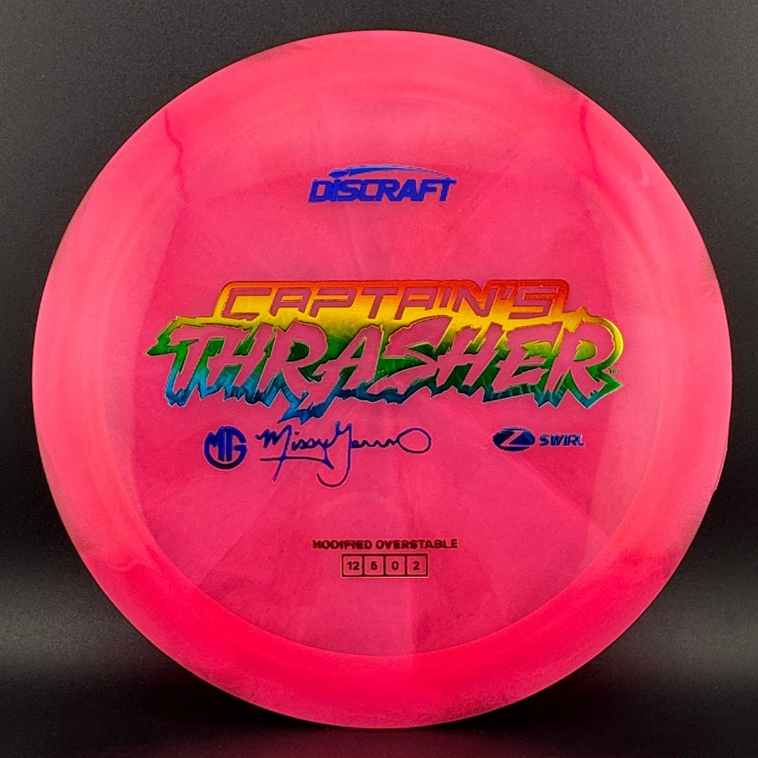 Swirly Z Captain's Thrasher - Missy Gannon 2026 Discraft