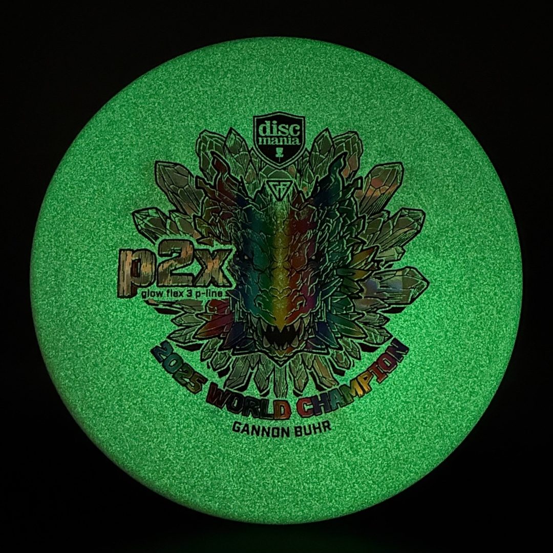 Glow P-Line P2x Flex 3 - Gannon Buhr 2025 World Champion Discmania