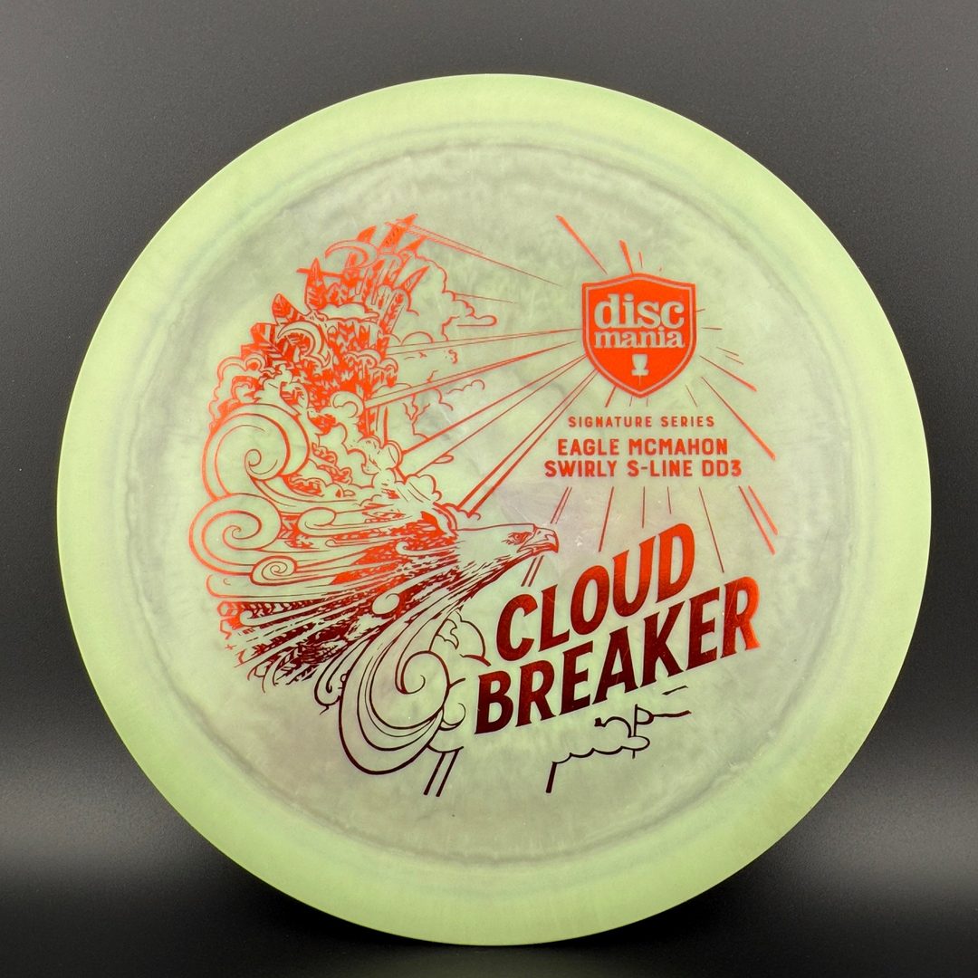 Swirly S-Line DD3 - Cloud Breaker - Red - Eagle McMahon Sig Series Discmania