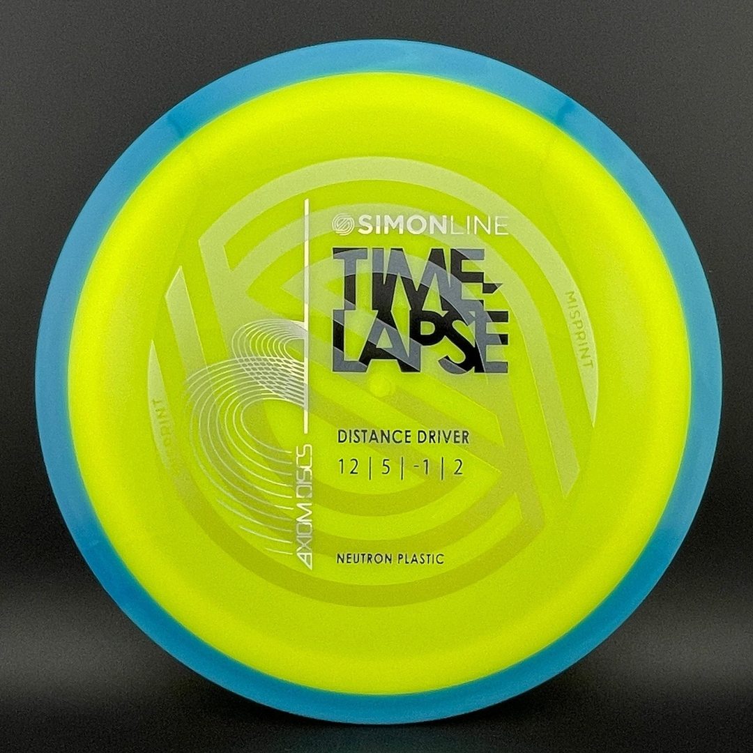 Neutron Time-Lapse Re-Tooled - Simon Line Misprint Axiom