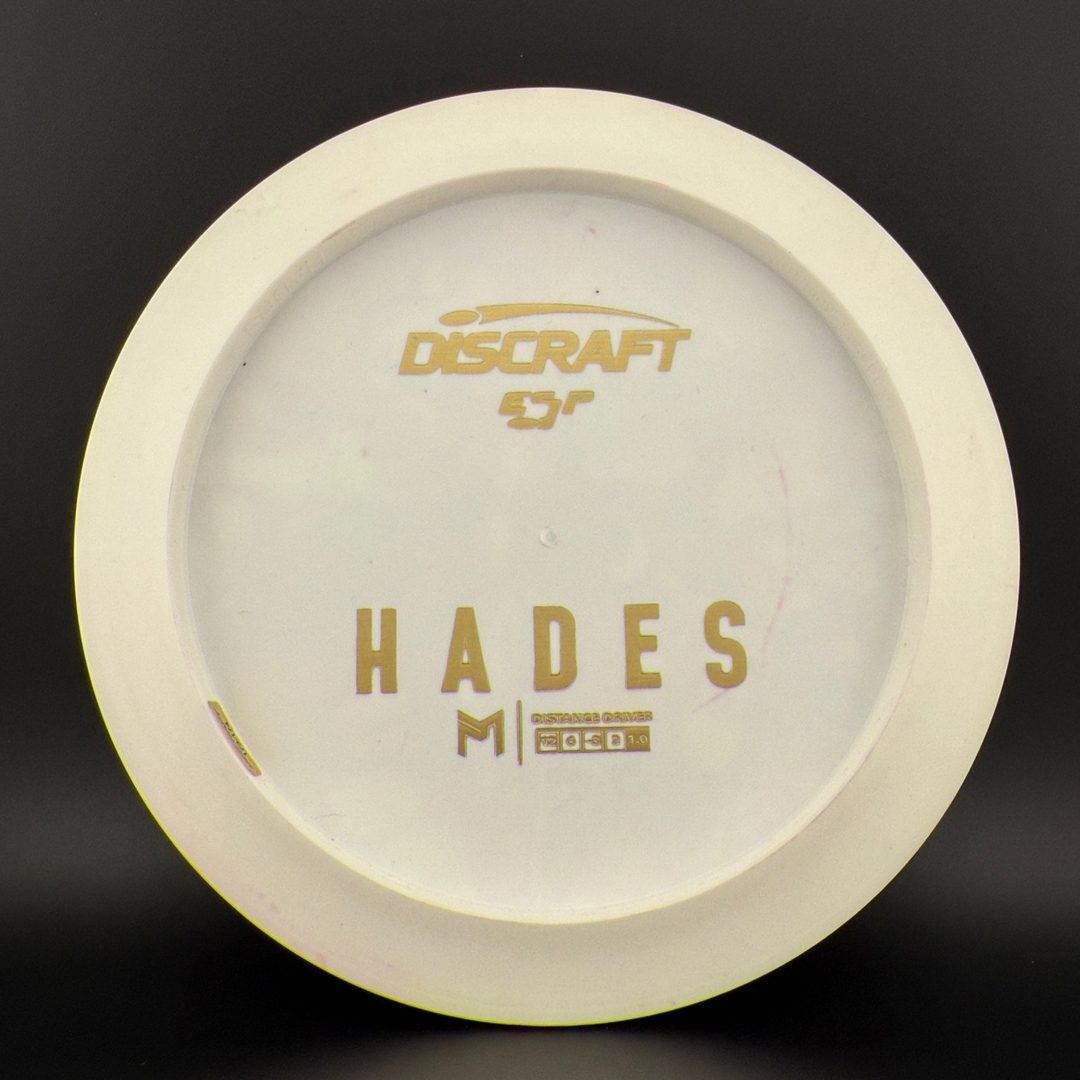 White ESP Hades - Greazy Dyed - Bottom Stamp Discraft