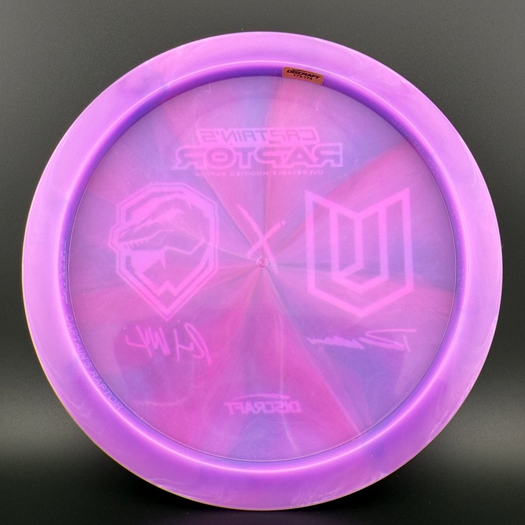 Z Swirl Captain's Raptor - Ulibarri x Wysocki Collab Edition Discraft