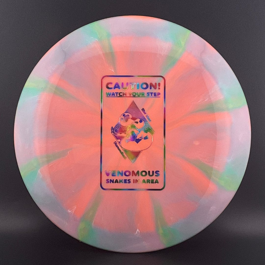 Swirly Apex Diamondback - 2022 First Run - Caution Venomous Snakes! MINT Discs