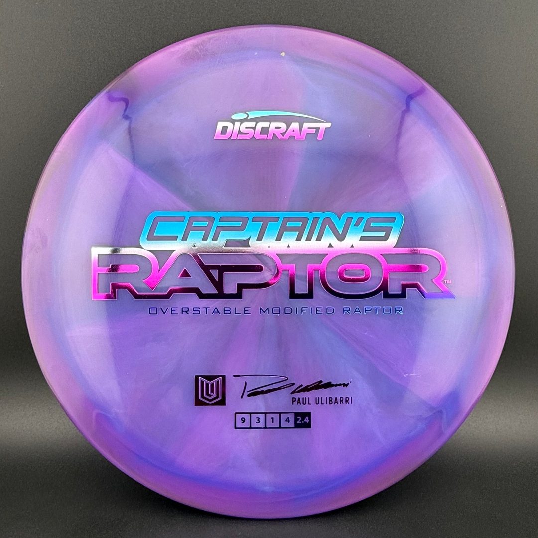 Special Z Blend Captain's Raptor - Paul Ulibarri 2025 Signature Series Discraft