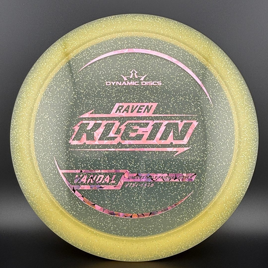 Lucid Gold Metal Flake Vandal - Raven Klein 2025 Team Series Dynamic Discs