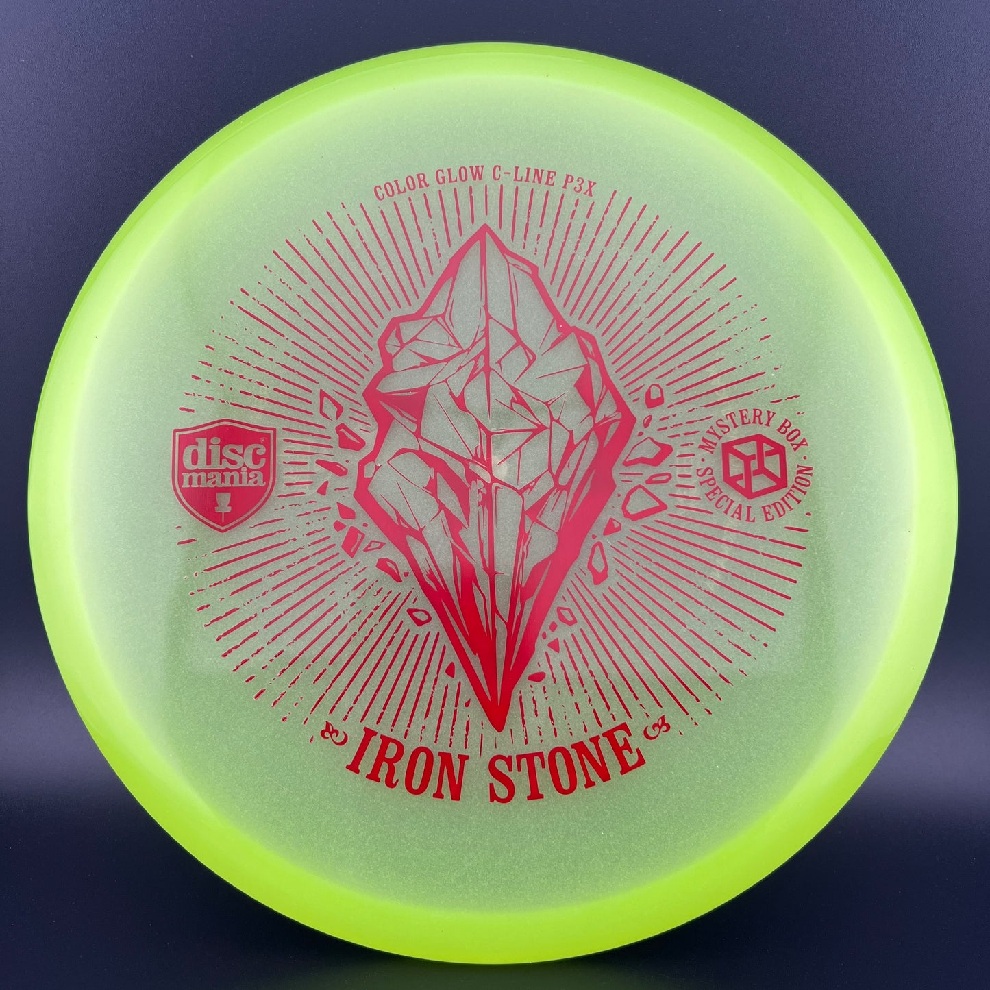 Color Glow C-Line P3X - First Run "Iron Stone" MB 23 Discmania