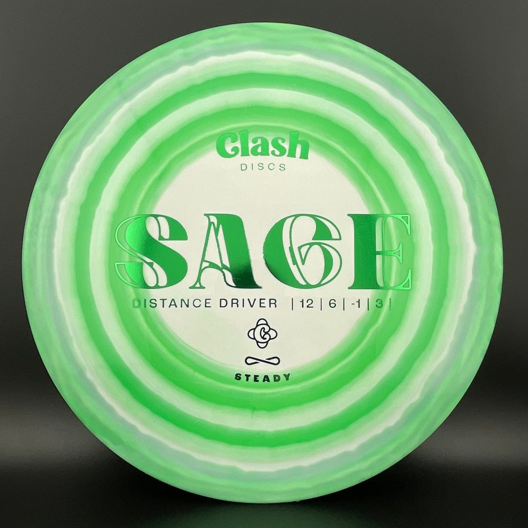 Steady Ring Sage - First Run Clash Discs