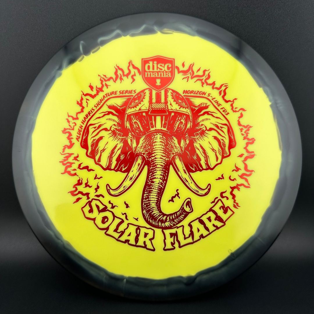 Horizon S-Line FD3 - Solar Flare - Alden Harris Signature Series Stamp by Manny Trujillo DROPPING OCTOBER 9TH @ 7 AM MST Discmania