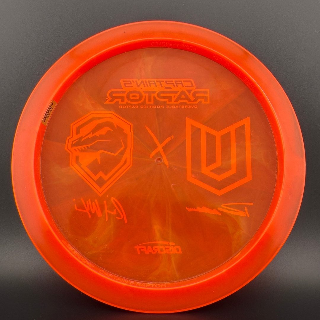 Z Swirl Captain's Raptor - Ulibarri x Wysocki Collab Edition Discraft