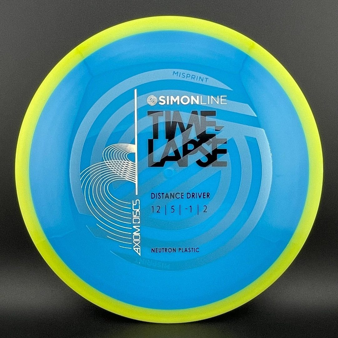 Neutron Time-Lapse Re-Tooled - Simon Line Misprint Axiom