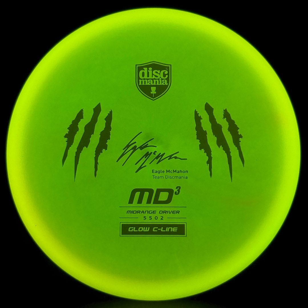 Glow C-Line MD3 - 5502 Claw Run Penned Eagle McMahon Sig Series Discmania