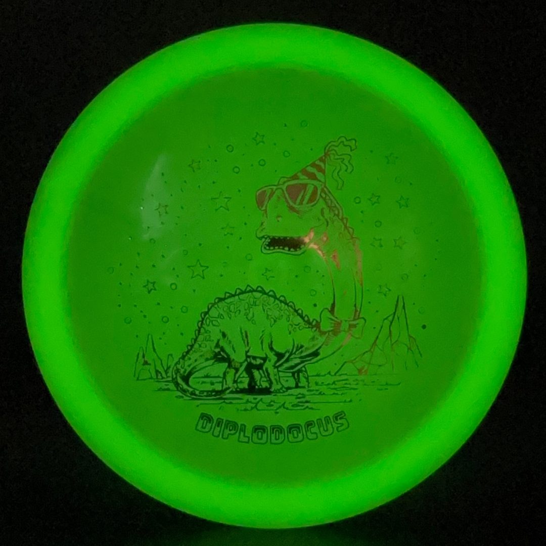 Glow Egg Shell Diplodocus - Special Edition Dino Discs