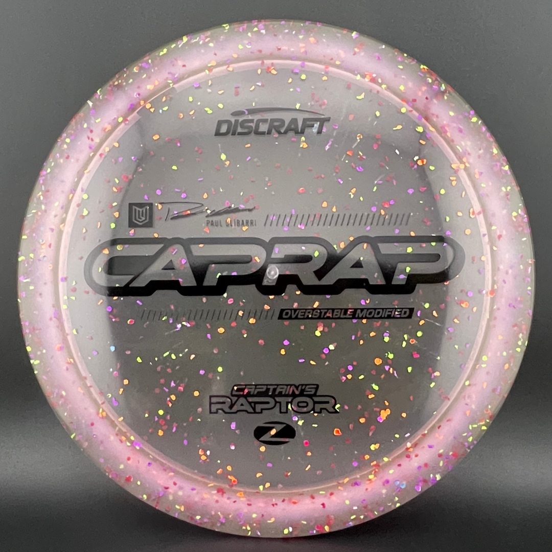Confetti Z Captain's Raptor - Paul Ulibarri 2026 Discraft