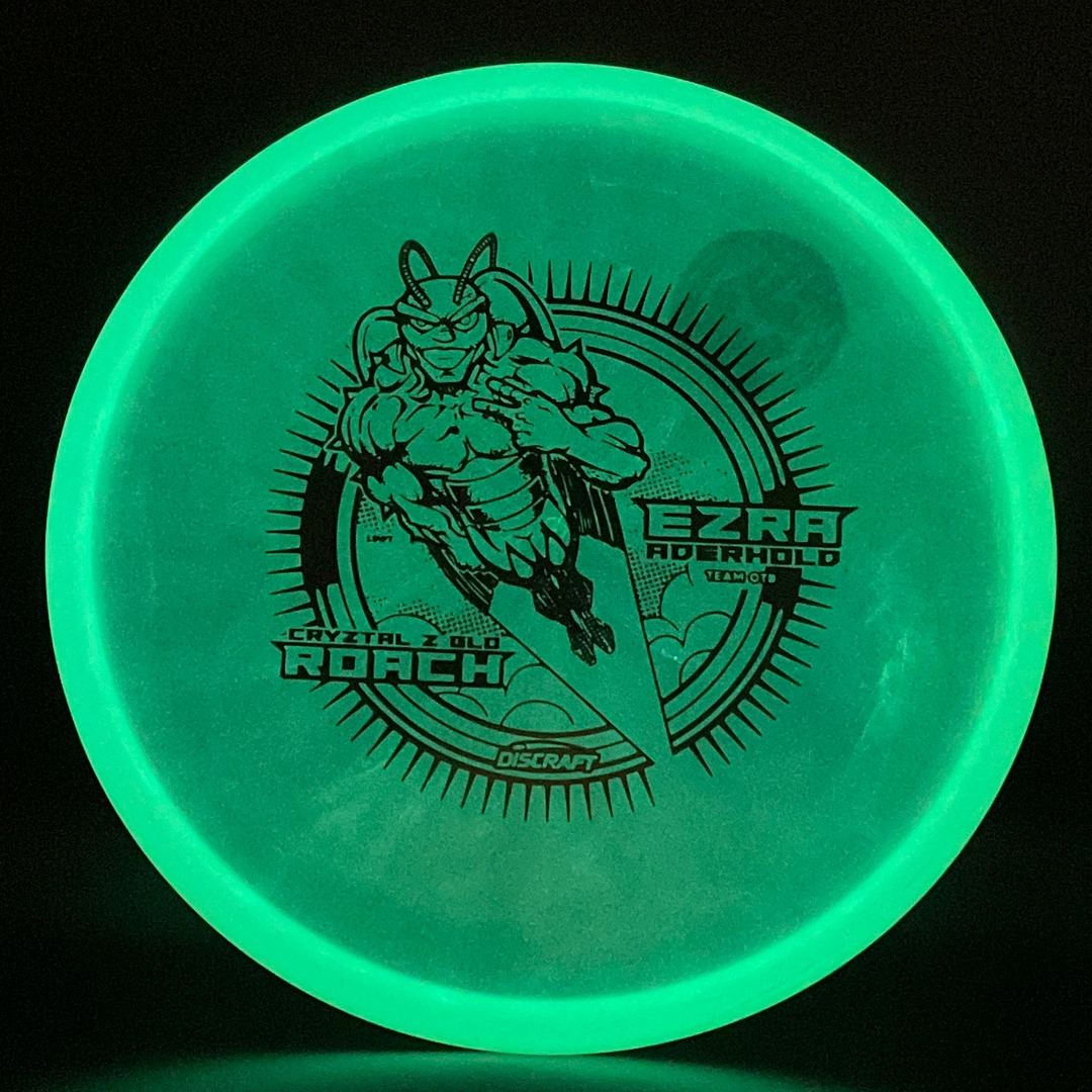 CryZtal Z Glo Roach *Les White Stash Used* - 2021 Ezra Aderhold Team OTB Limited Edition Discraft