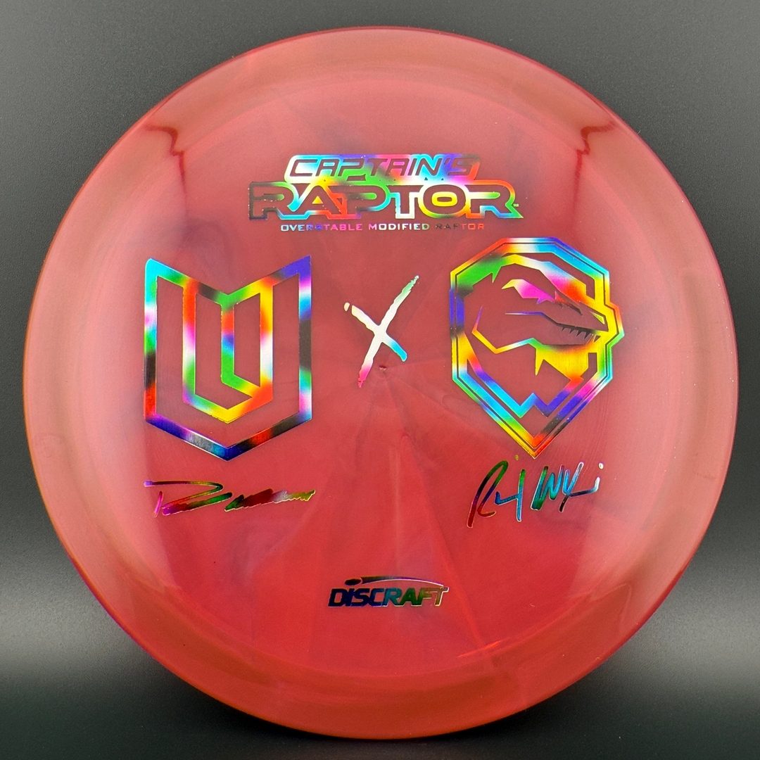 Z Swirl Captain's Raptor - Ulibarri x Wysocki Collab Edition Discraft