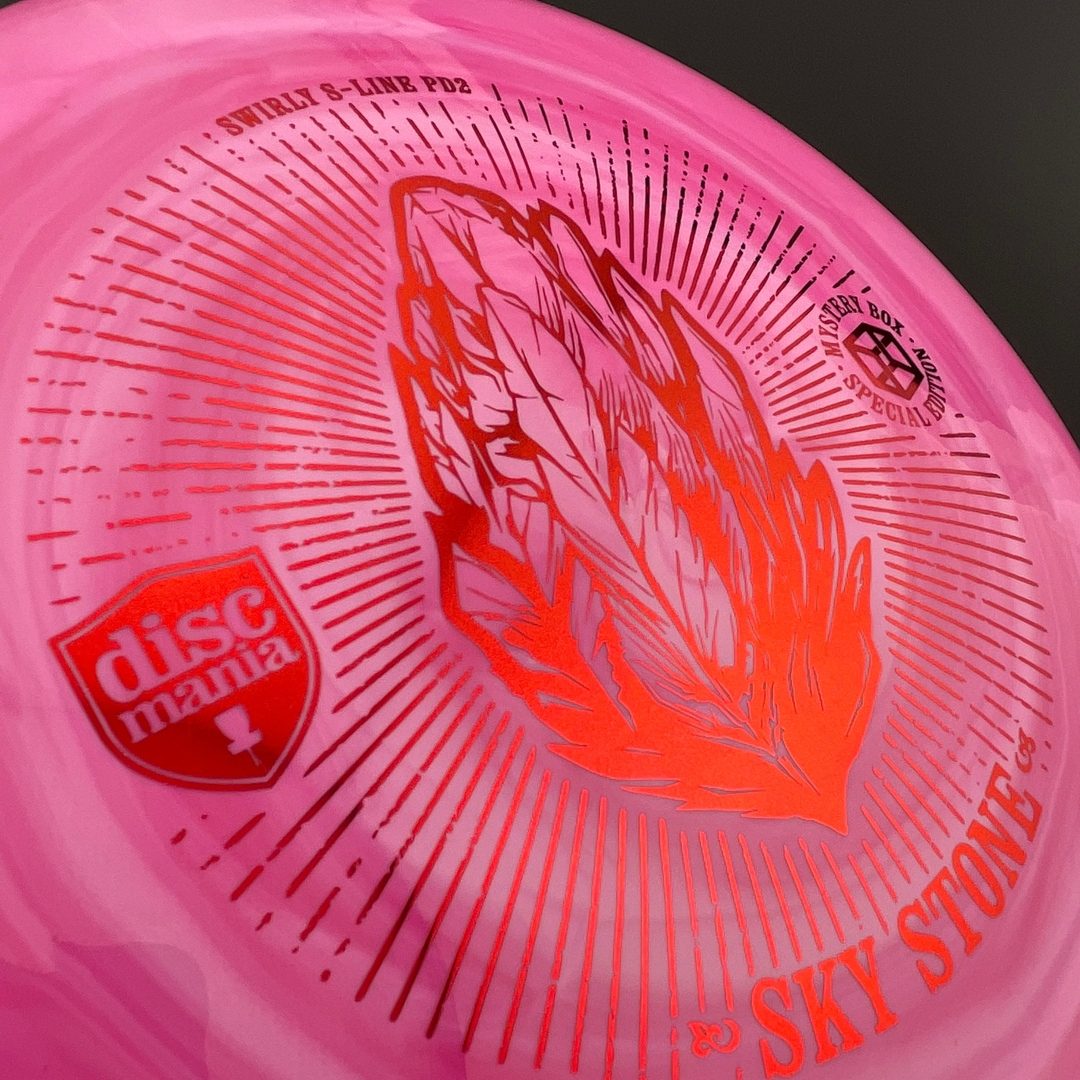 Swirly S-line PD2 First Run - "Sky Stone" MB '23 - 303 Open Bottom Stamp Discmania