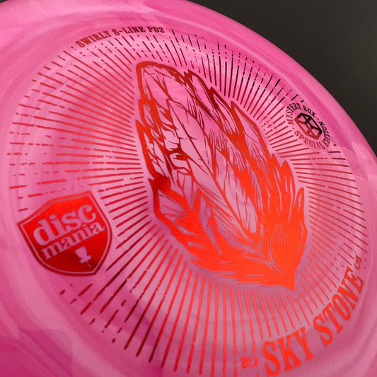 Swirly S-line PD2 First Run - "Sky Stone" MB '23 - 303 Open Bottom Stamp Discmania