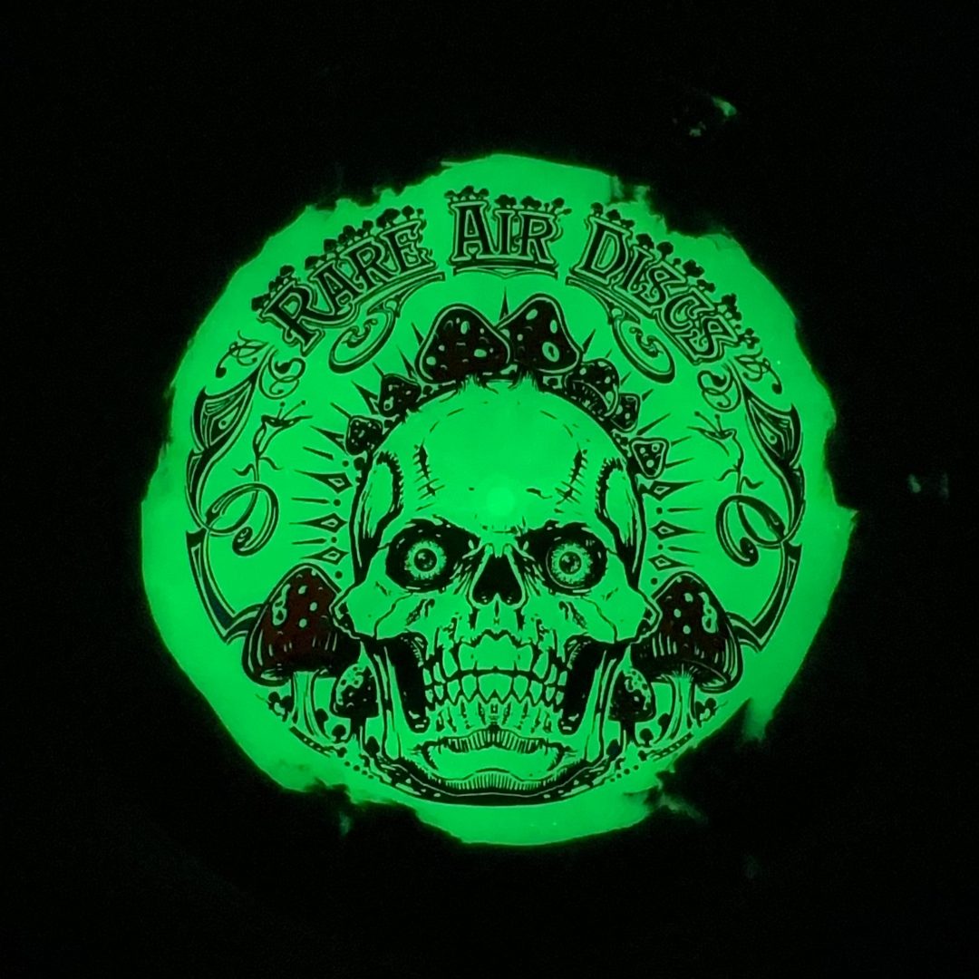 Glow Retina Chemtrail -Crushin' Amanitas by Manny Trujillo Doomsday Discs