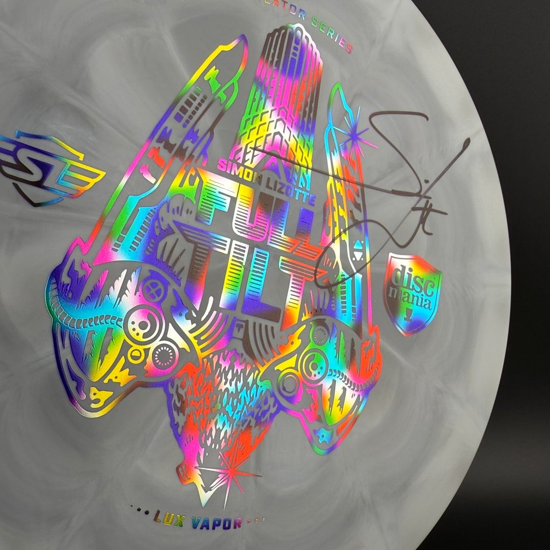 Lux Vapor Tilt - Full Tilt Simon Lizotte Autographed *Warehouse Stash* Discmania