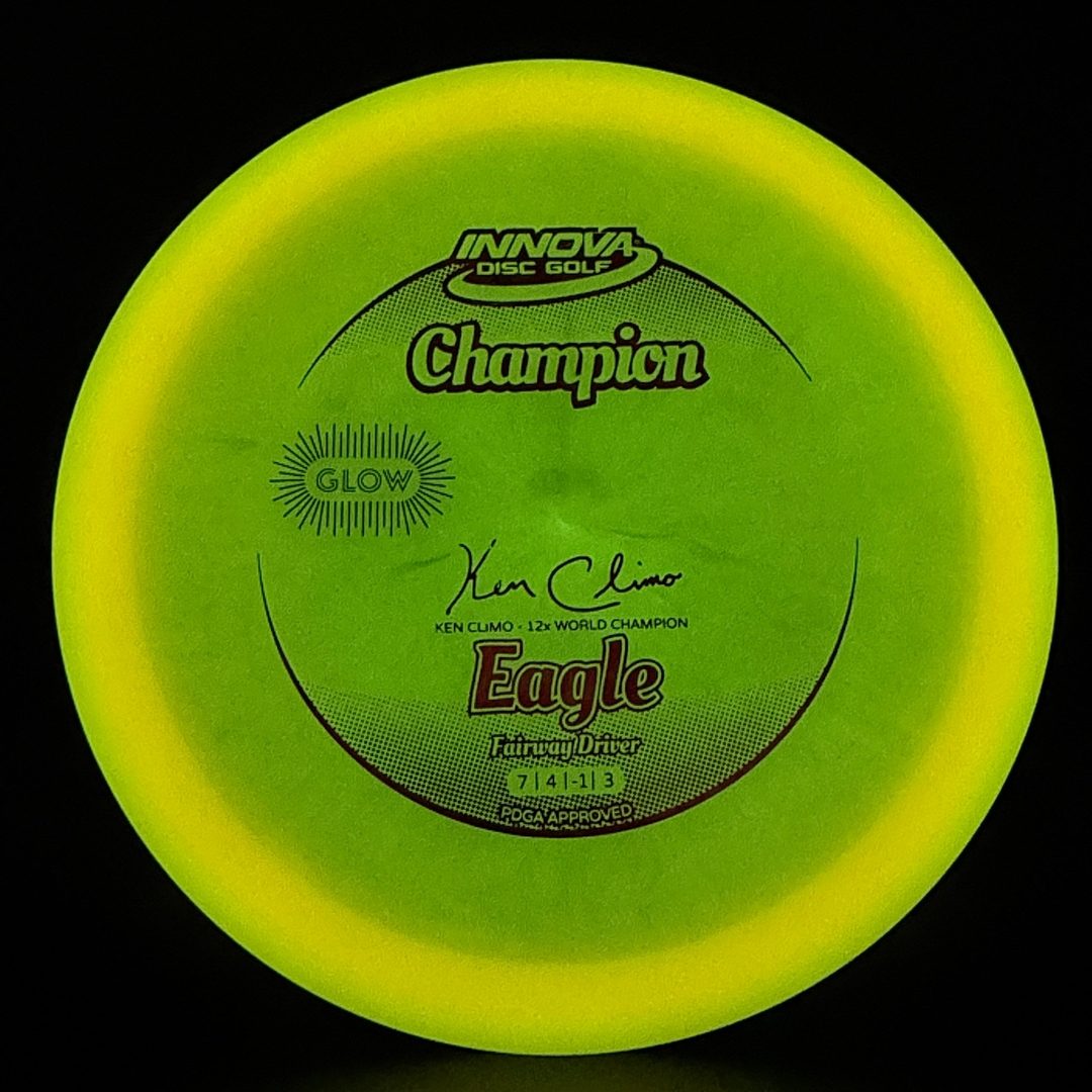 Classic Color Glow Champion Eagle - Ken Climo 12x Innova