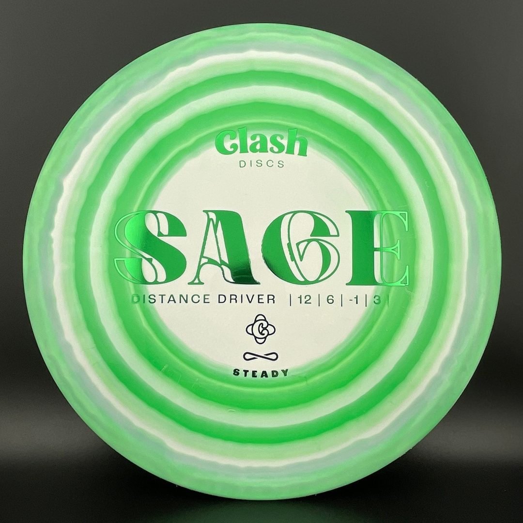 Steady Ring Sage - First Run Clash Discs