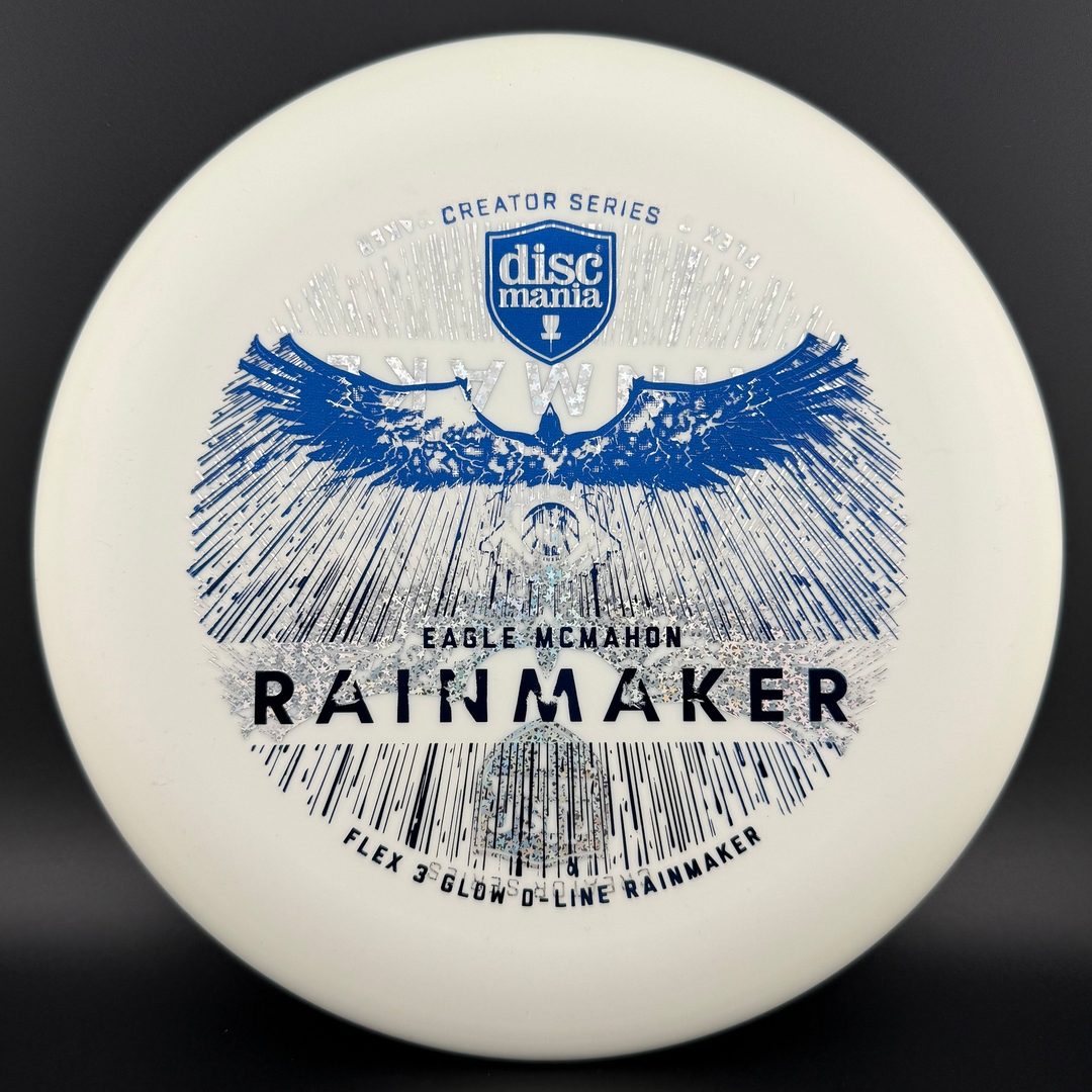 Glow D-Line Flex 3 Rainmaker - Double Stamp Eagle McMahon Discmania