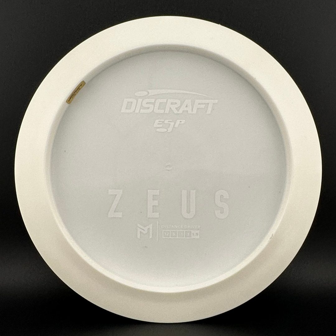 White ESP Zeus - Bottom Stamp Dyer's Delight - Paul McBeth Discraft