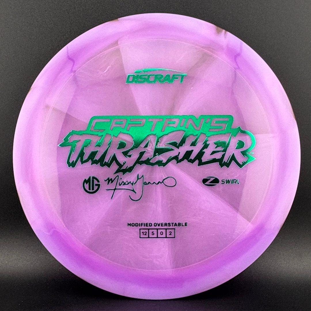 Swirly Z Captain's Thrasher - Missy Gannon 2026 Discraft
