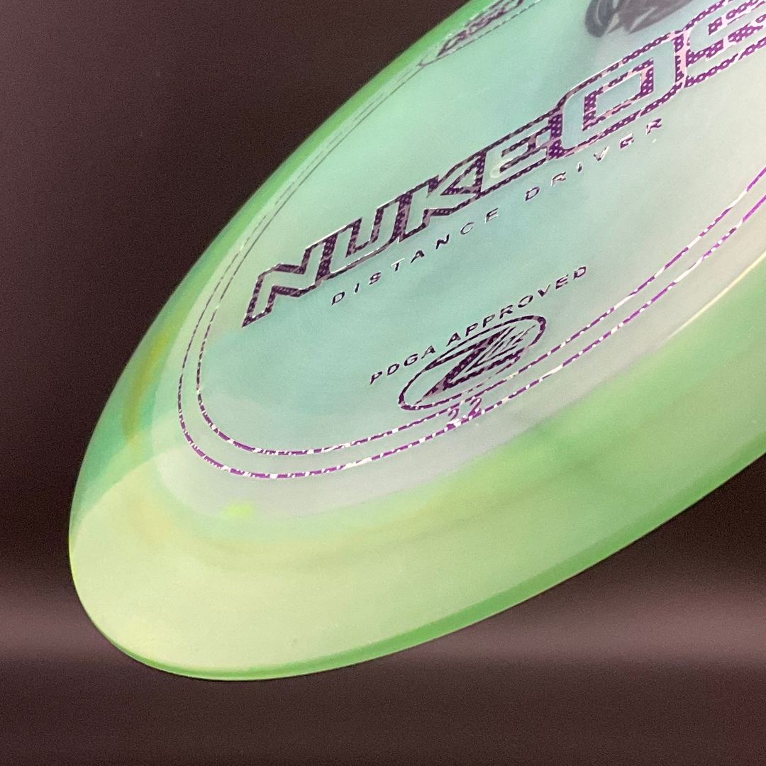 Z Lite Nuke OS *Les White Stash* - PFN! Swirly Frosted Jade! Discraft