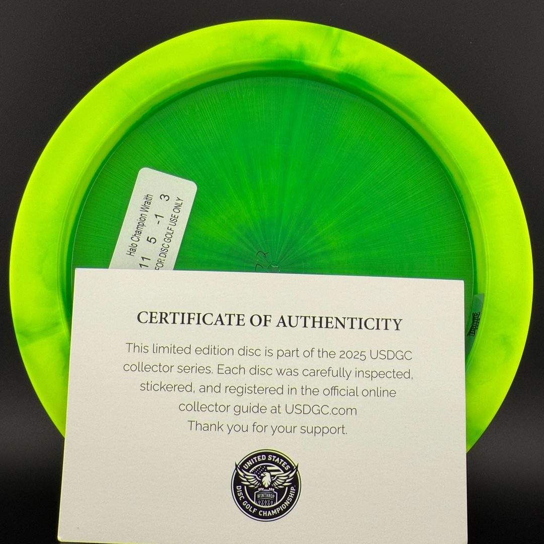 Halo Champion Wraith - USDGC Wax Seal - Small Batch 1/100 Innova