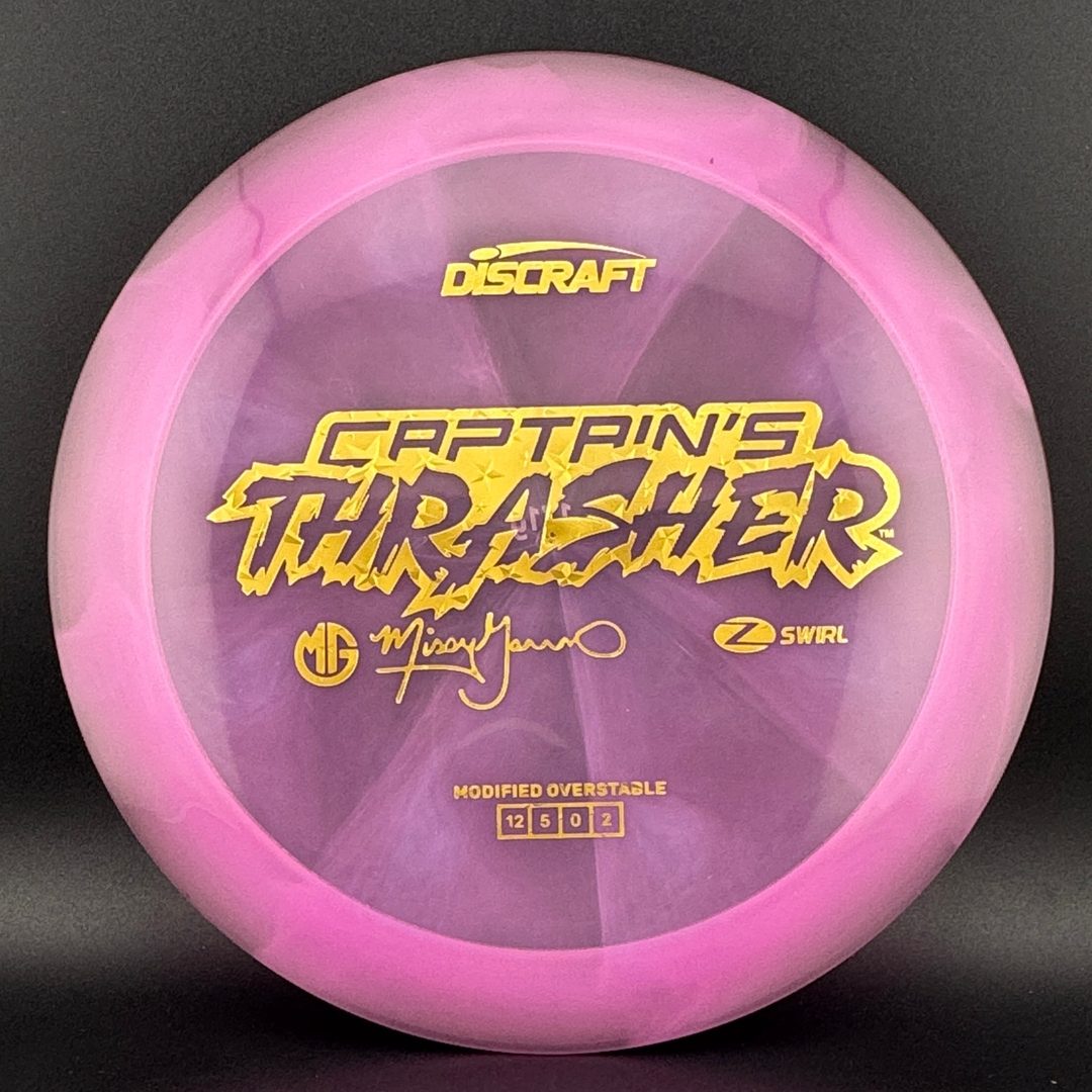 Swirly Z Captain's Thrasher - Missy Gannon 2026 Discraft