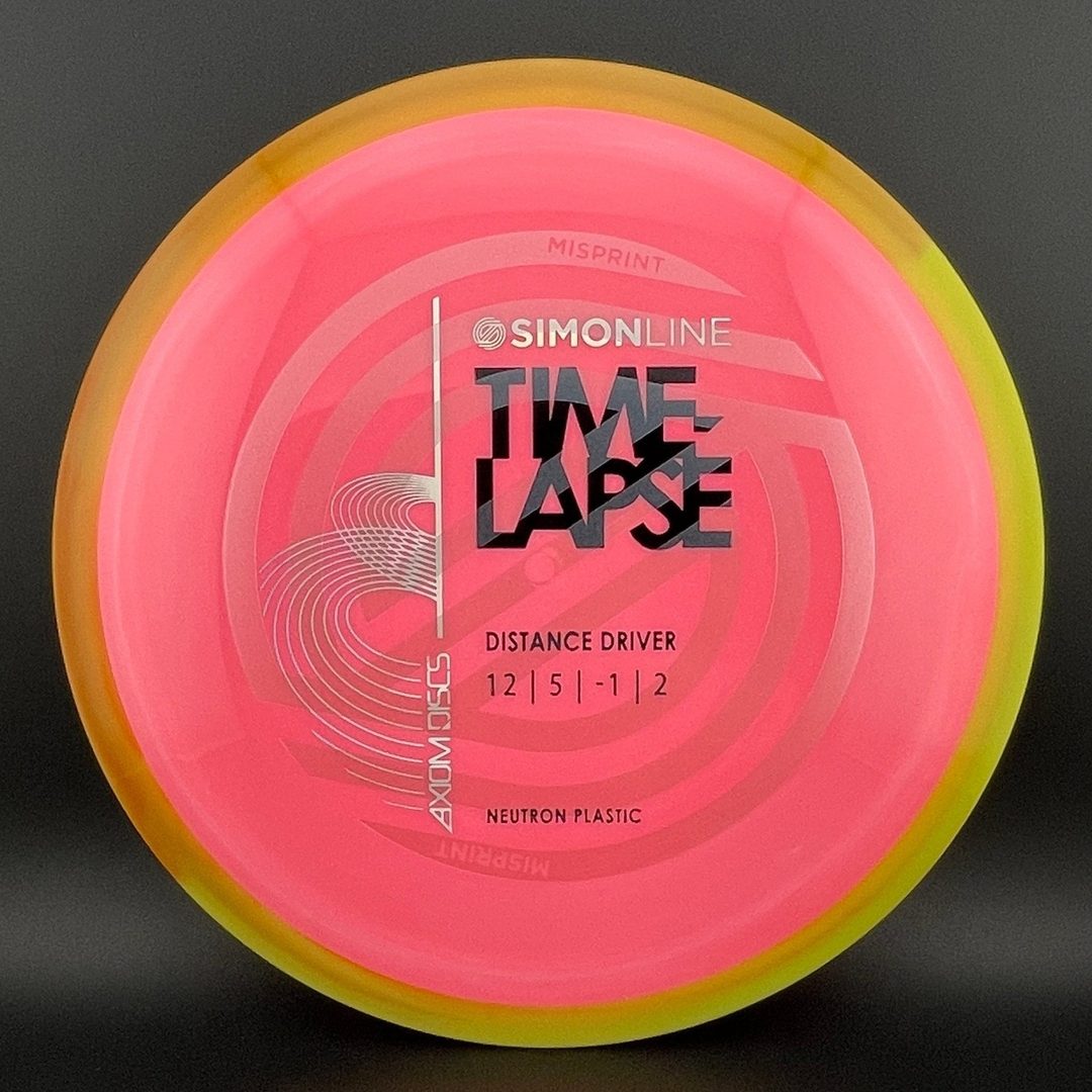 Neutron Time-Lapse Re-Tooled - Simon Line Misprint Axiom