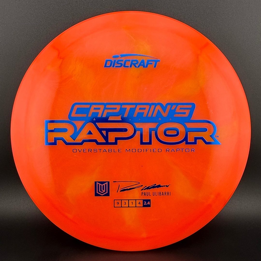 Special Z Blend Captain's Raptor - Paul Ulibarri 2025 Signature Series Discraft