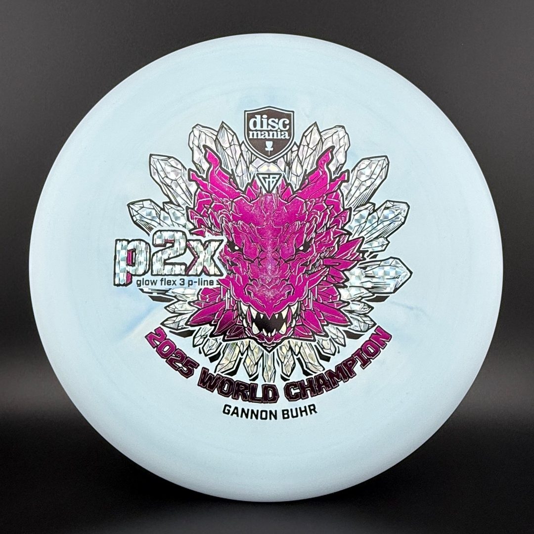 Glow P-Line P2x Flex 3 - Gannon Buhr 2025 World Champion Discmania